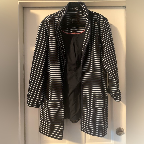 Talbots Jackets & Blazers - NWOT-Talbots women’s 2X striped jacket